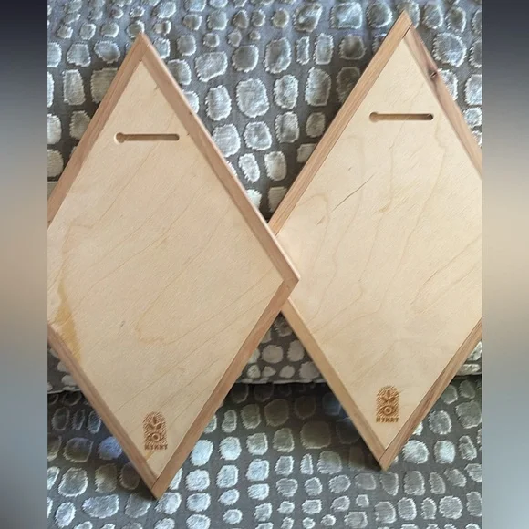 Wooden Bat and Moon Wall Art - Picture 5 of 7